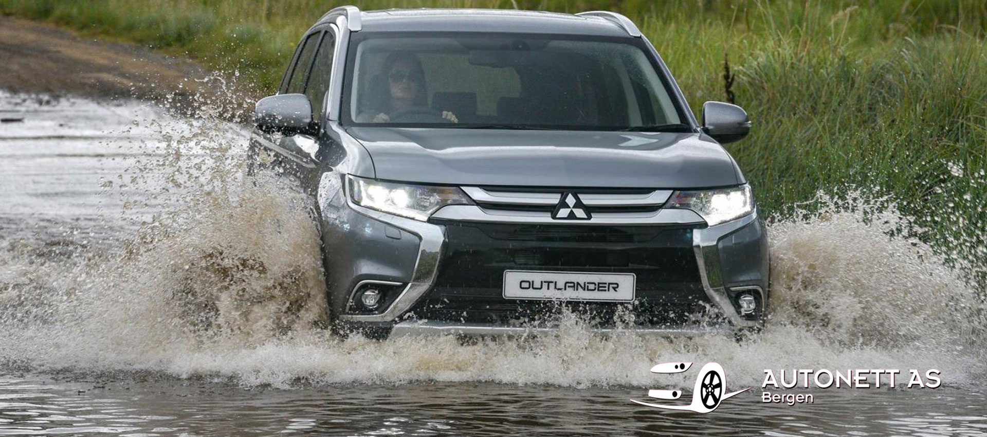 Mitsubishi Outlander PHEV i terrenget — bestselger 2017 hos Autonett Bergen